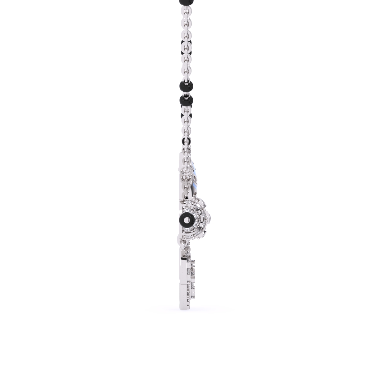 Lavish Cluster Diamond Mangalsutra